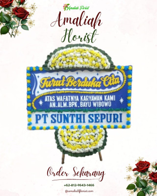 Papan Bunga Duka di Rampoang